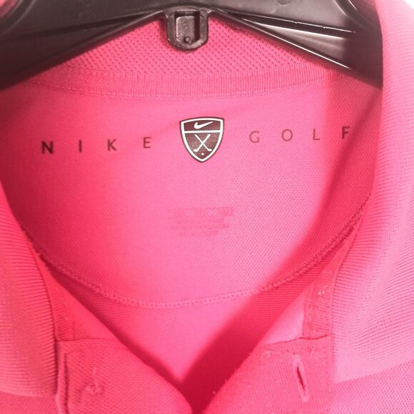 Nike Golf Pink Polo Shirt Dri-Fit 2X Women’s Activewear Top Excellent - Picture 6 of 6